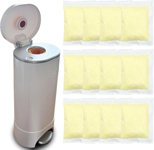 12 Pack Deodorizers Refills for Munchkin Pail Diaper, Diaper Pail Odor Removing for Munchkin deodorizing Discs