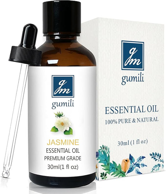 Jasmine Essential Oil, Fragrance Oil Scent Oils for Soap, Dryer Balls, Diffusers, Laundry, Bath Salts - 1 oz/30ml