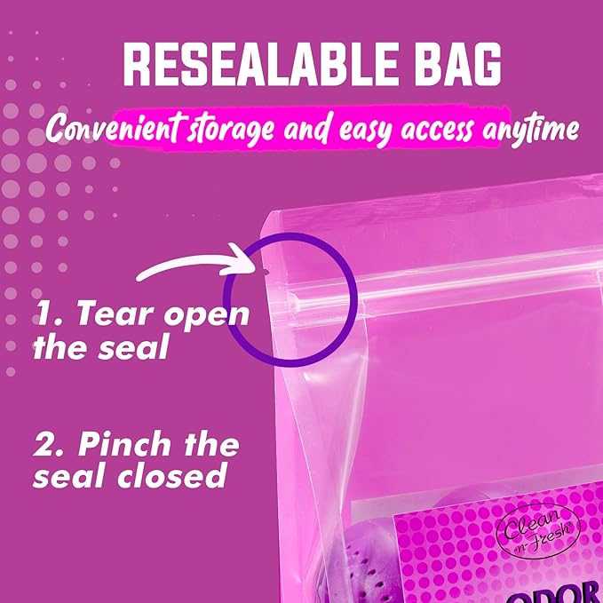 9 Pack Baking Soda Deodorizers, Lavender Scent Shoe Deodorizer Balls, Air Freshener for Home, Odor Eliminator for Closets Bathroom Pets, Up to 80 Days