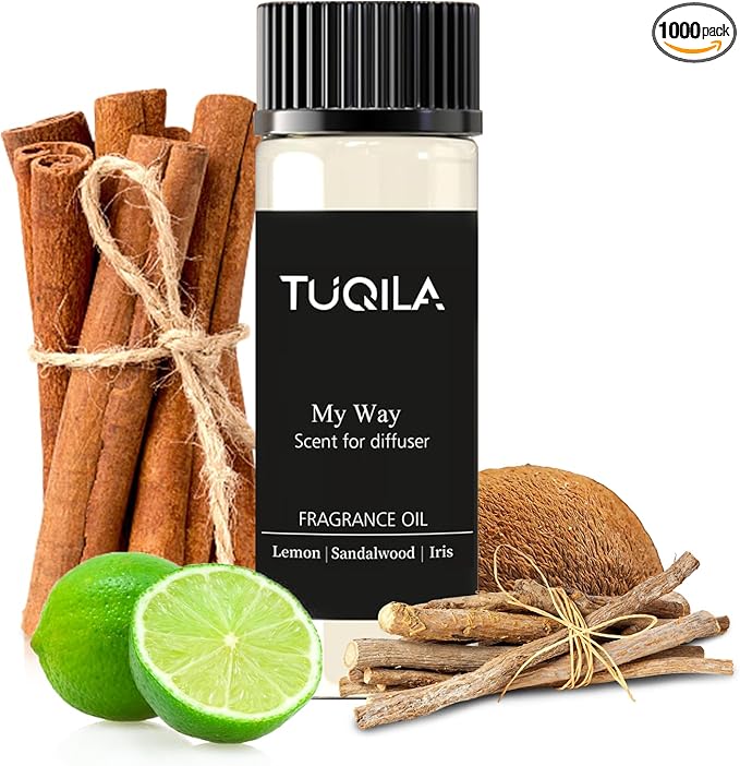 Hotel Luxury Waterless Diffuser Oil My Way 20ML Sampler, Essential Scent Oil Usage Cold Air Waterless Diffuser, Scents Oils Home Fragrance Refill