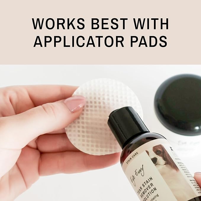 Eye Envy Tear Stain Remover Solution for Dogs. 100% Natural, Safe. Treats The Cause of Stains. Recommended by AKC Breeders, Vets, Handlers, Groomers. Contains Colloidal Silver. 2 oz. Made in USA