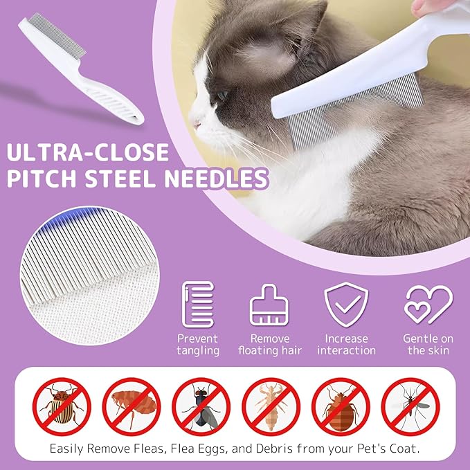 Steam Brush for Cats& Dogs,Pet Steam Brush,4-in-1,Rechargeable Grooming Tool for Cats & Dogs, Anti-Static Design, Delivers Massage, Deep Cleansing, Shedding Control & Styling-Orange