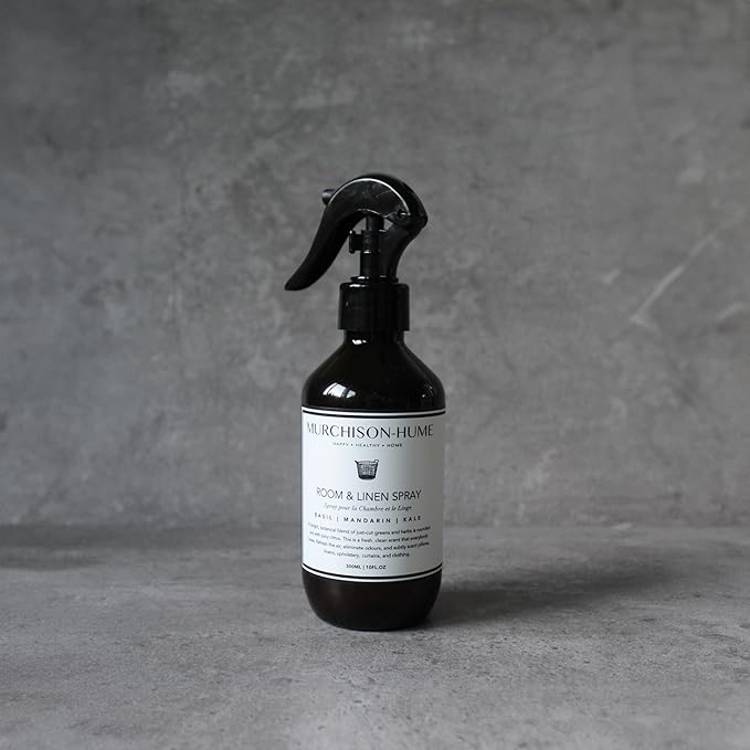 Murchison-Hume Air Freshener Spray - Fresh Herbal-Citrus Scent Room Spray & Linen Spray - Multi-Surface Use, Plant-Based, Non-Toxic, Instant Odor Elimination, Eco-Conscious Packaging