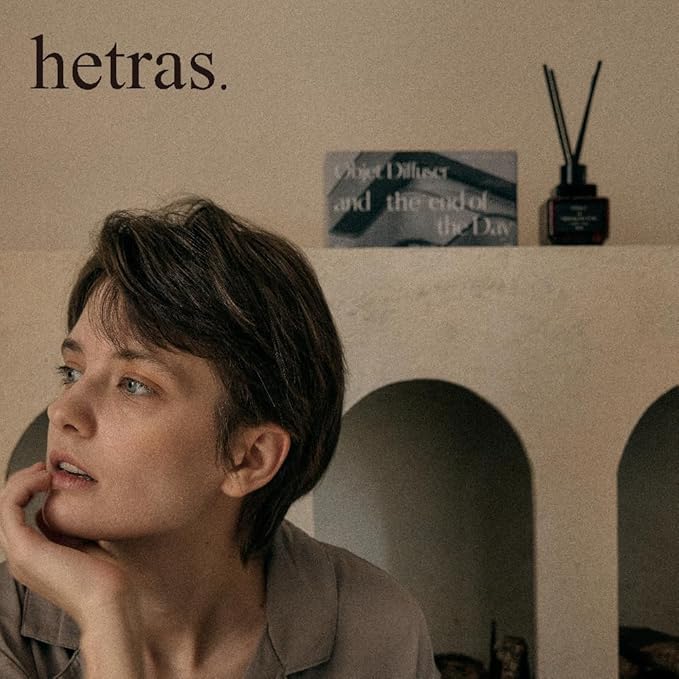 hetras Objet Diffuser Gift Set 6.7 fl.oz. 2 Pack | Damyang Bamboo - Fresh Forest & Herb Scent | Long-Lasting Scented Room Fresheners with 8 Reed Sticks for Home Fragrance Bedroom Bathroom Shelf Décor