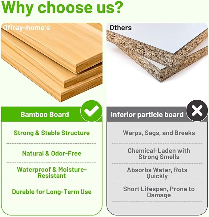 2 Set Magnetic Shelf for Refrigerator with Wood Lid, Fruit Potato & Onion Storage Bins, Pantry Organizers & Storage, Large Container Magnetic Spice Rack for Refrigerator, Kitchen Counter, Cabinet