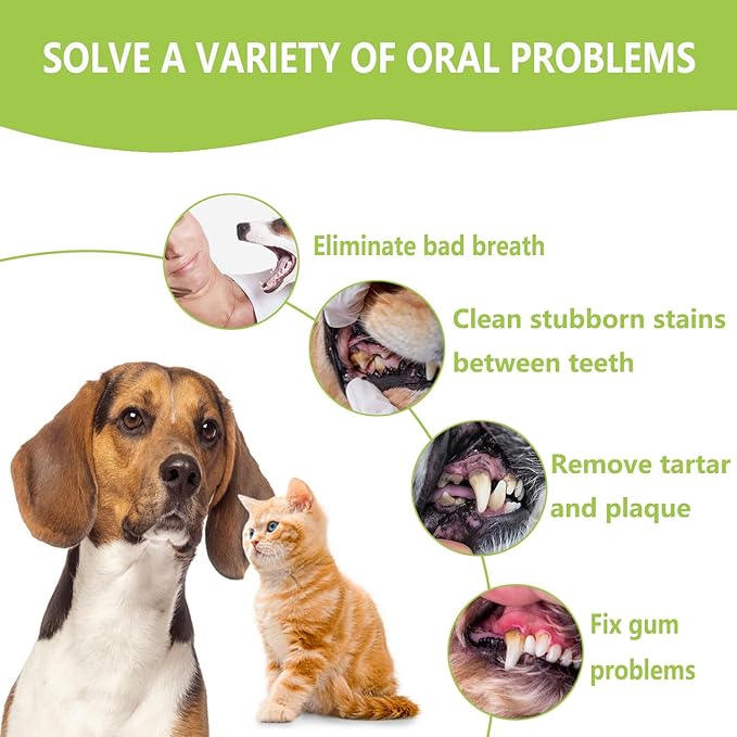 Dental Tools Pet Dog Teeth Cleaner Tool Kit, Stainless Steel Plaque Remover Dental Picks Tooth Tartar Scraper, Pets Oral Care Hygiene Set for Cats and Dogs Use with Case