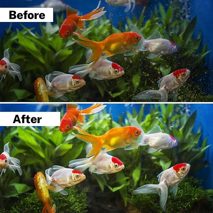 16 Pack Large Filter Cartridges for Tetra Whisper Bio-Bag Filters, Aquarium Replacement Filter Cartridges for Whisper 20i/40i, IQ20/30/45/60, PF20/30/40/60 and Repto Filter