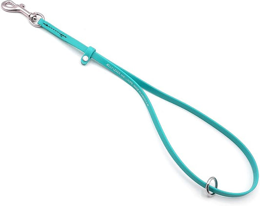 Jelly Pet Grooming Loops 3/8'' x 18'' W/Ring (Teal) | Made in The USA