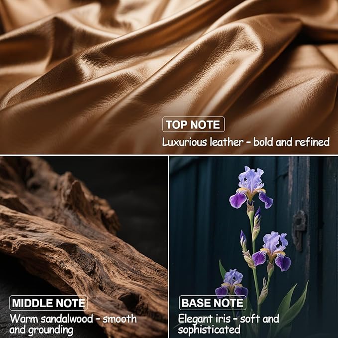 Hotel Diffuser Oil Scent-12 Sumptuous Leather Warm Sandalwood Iris Fragrance Oil for Ultrasonic and Waterless Diffusers DIY 2 Pack (2 * 0.34 fl oz) My Way Scent