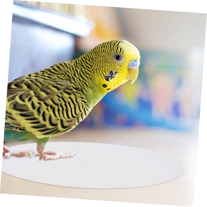 Happyyami Disposable Absorbent Bird Cage Liners Thickened Paper Pads for Pet Birds Parakeets Parrots Tear-Resistant Urine Pads for Clean Cage Maintenance