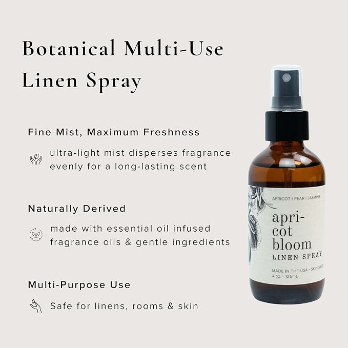 BROKEN TOP Organic Linen & Room Spray (Apricot Bloom)