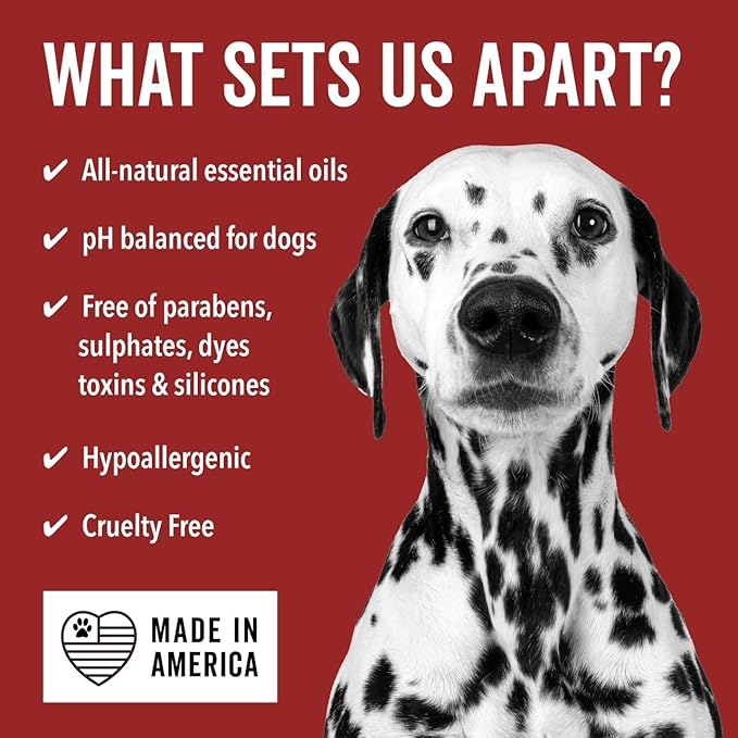 Pride and Groom DogDays Deshedding Dog Shampoo | Fast-Acting Coat Softener & Shedding Control | All-Natural Dog Wash with Essential Oils | Reduces Excess Fur & Dander for Curly & Wavy Coats – 16 oz