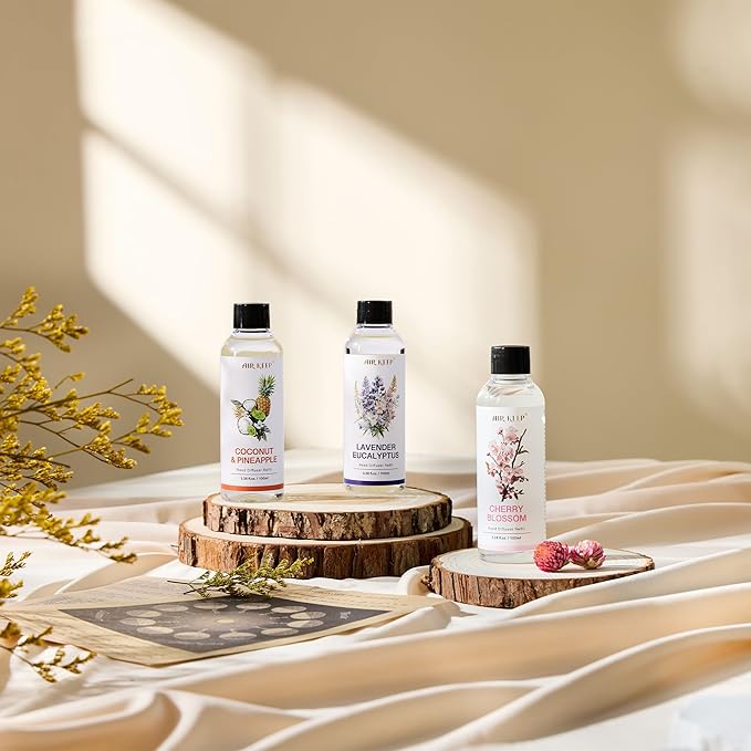 Airkeep Reed Diffuser Oil Refill/Lavender Eucalyptus/3.38oz（100ml/1 Pack/Scented Oil Refill for Diffuser Home Fragrance for Bedroom, Bathroom Office Home Decor