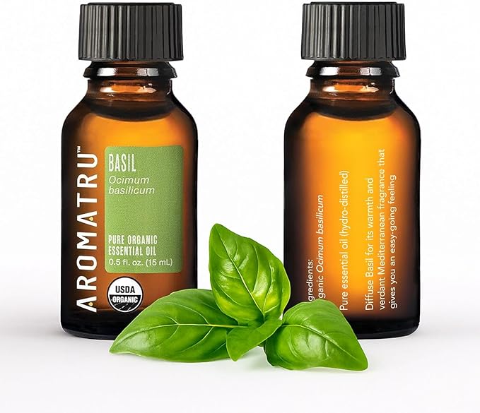 Inspire Essential Oil Kit – Clary Sage, Basil, Bergamot, and Rosemary Verbenone – Organic & Wildcrafted – ISO Certified – No Synthetic Fillers – Ethically Sourced