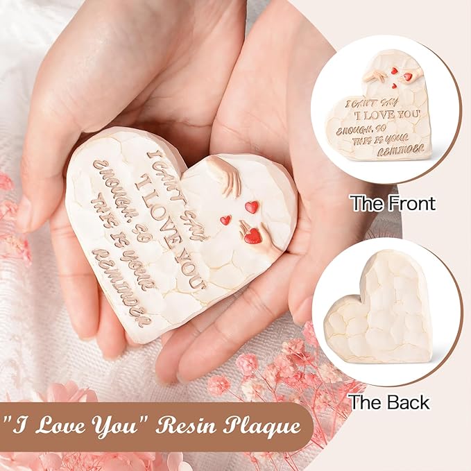 Best Mom Ever Figurines - Mothers Day Unique Gifts for Mom from Daughter Son Birthday Gifts for Mother Sculpted Hand-Painted Figurine Birthday Christmas