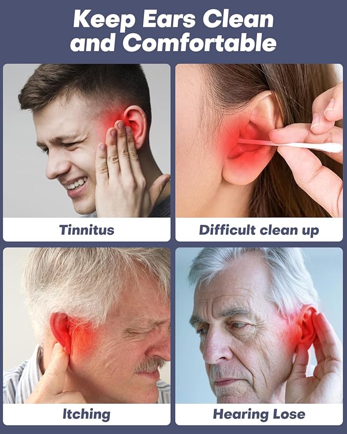 Upgraded Ear Wax Removal Kit, One Piece Waste Tank - Ear Irrigation Flushing System with 4 Modes & 8 Nozzles - IPX7, Safe and Effective Electric Ear Cleaner for Family Use, Type-C (Black)