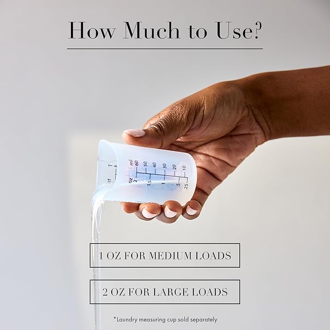 The Laundress Luxury Laundry Detergent, 31 Loads, Scented Signature Classic Fragrance, Concentrated Triple Enzyme Deep Cleaning and Targeted Stain Remover, 96% USDA Biobased Product