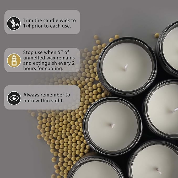 Cedar Oakmoss Candle | Scented Candles for Men - Soy Candles for Home Scented, Manly Candle for Bedroom, Man Gifts for Him/Friend -7oz