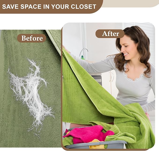 18-Pack Reusable Pet Hair Remover Balls for Laundry, Washer and Dryer Lint Catcher for Dog and Cat Fur Removal