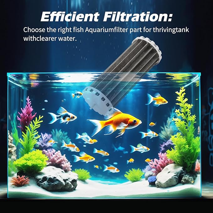 4 Pack Aquarium Filters Compatible with Penguin PRBW2350B 200 350 Fish Tank, Assembly Hang On Filters Cartridge Replacement Part for Bio-Wheel 200B 350B (4 x BioWheels)