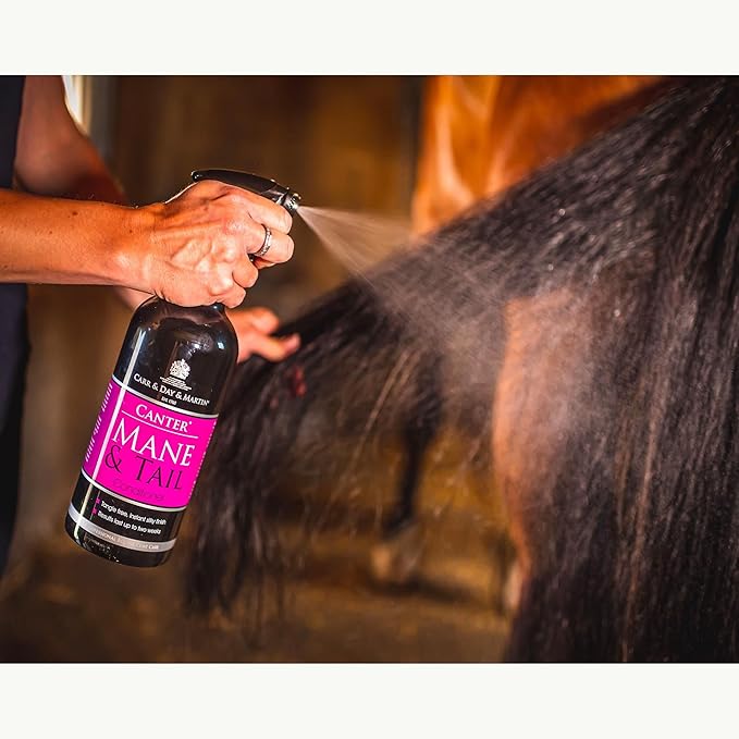 Tack Shack of Ocala- Carr & Day & Martin Canter Mane & Tail Spray and Canter Coat Shine Spray for Horses (Canter Mane & Tail Spray (500mL))