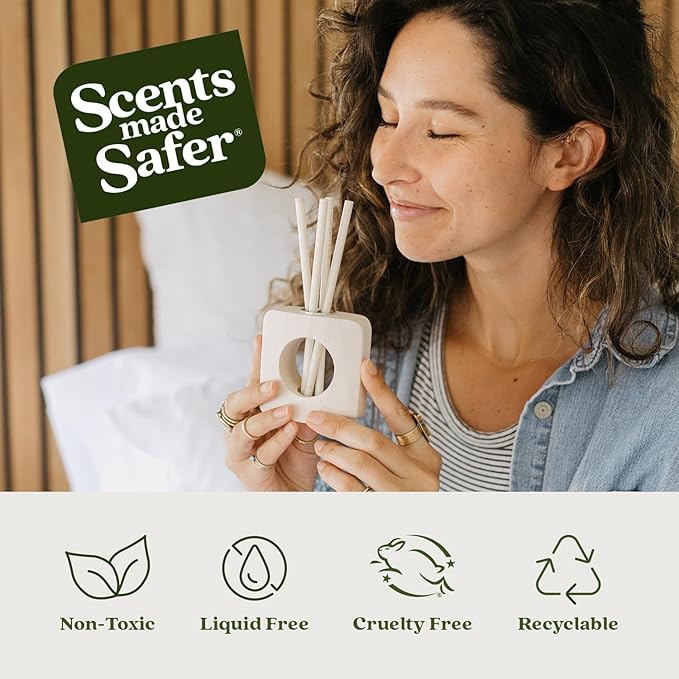 Enviroscent Non-Toxic Air Freshener for Home | Essential Oil Diffuser | Air Freshener & Room Freshener | Home Fragrance Last Over 30 Days | 32 Scent Stix Refills (Rainwater & Bamboo)