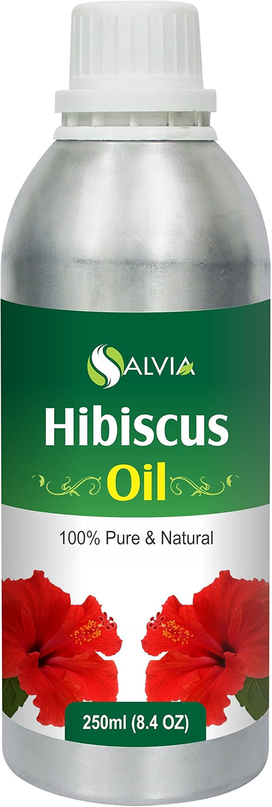 Hibiscus (Hibiscus Sabdariffa L) Essential Oil Pure Uncut Undiluted Cold Pressed Herbal Premium Aromatherapy Oil - 250ML/ 8.45fl oz