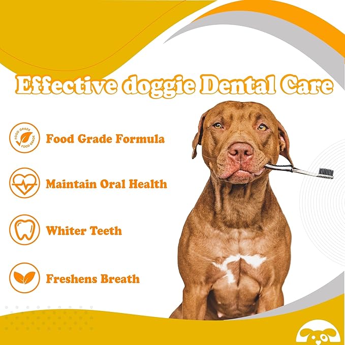 PetnBeyond Dog Toothpaste - Poultry Flavor Teeth Brushing Cleaner, Pet Breath Freshener, Oral Care, Professional Pet Toothpaste for Dogs and Cats. Controls Plaque, Tartar, Bad Breath, Reduces Plaque