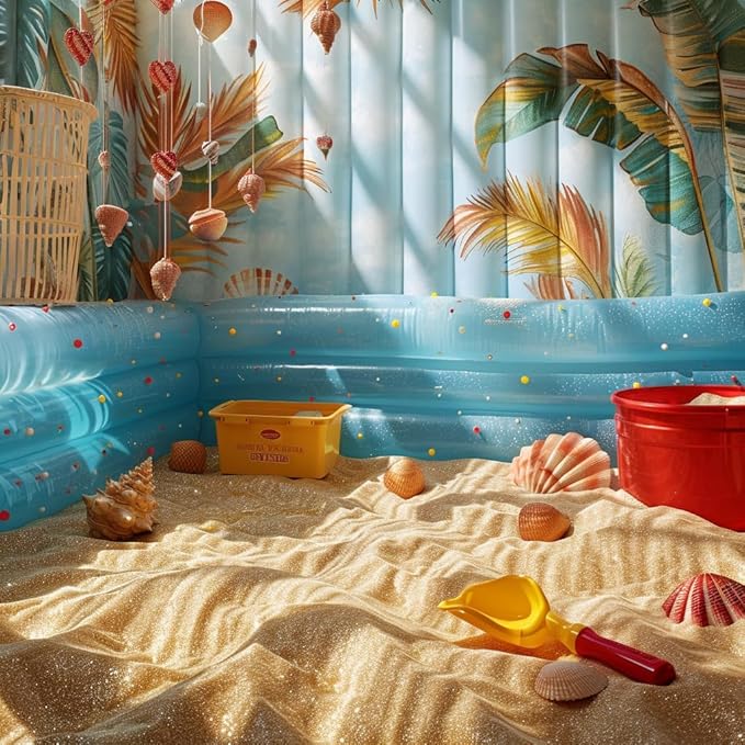 HappyFiller 6 LB Natural Coarse Sand Real Silica Sand Vase Filler,Arts Crafts,Beach Theme,Wedding Ceremony,Home Decoration,Aquarium Tank,Fire Pits,Succulents Plants,Animal Bedding,Zen Garden