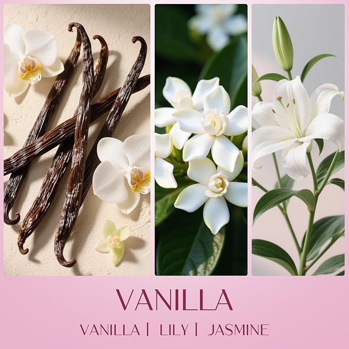 Scented Candles for Women, Soy Candles for Home Scented, Candle Gift Set with Lavender & Vanilla Scents, 2 Pack Aromatherapy Candle for Relaxing, Stress Relief & Home Decor