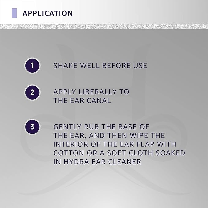 Hydra Professional Ear Cleaner, Cat and Dog Ear Cleaner, All Breeds and Coat Types, 16.9 Ounces