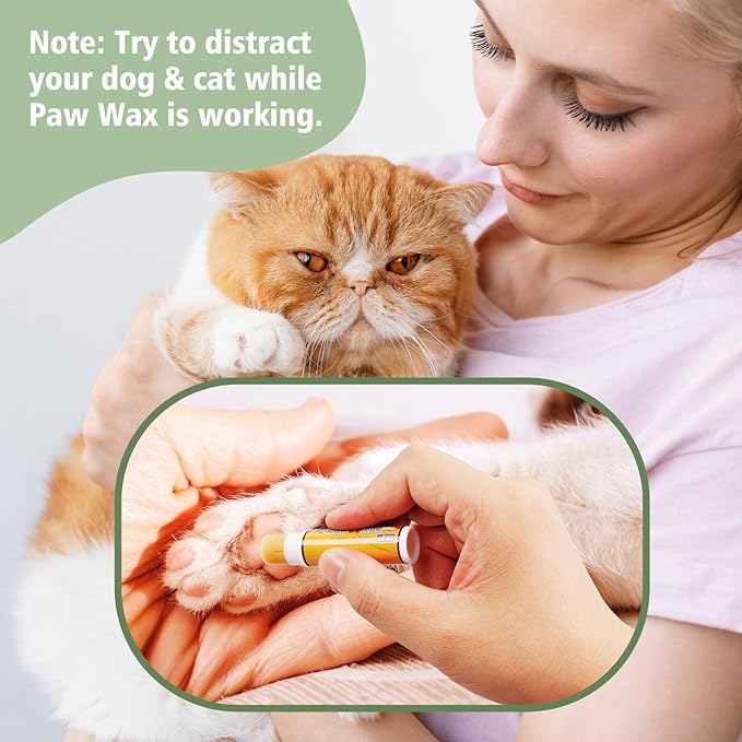 10 Pack Dog Paw Balm for Dogs & Cats,Natural Safe Dog Paw Pad Balm Paw Protector-Moisturizer & Soother for Dry Cracked Paws & Noses | Snout Soother for Dogs(0.18 oz)