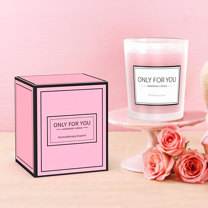 Spa Gift Basket with Bath Essentials- Pink Rose Relaxation Kit Set, Spa Items Box for Christmas Bosses day Holiday Bithday Thanksgiving Women, Wife, Mom, Sister, Girlfriend