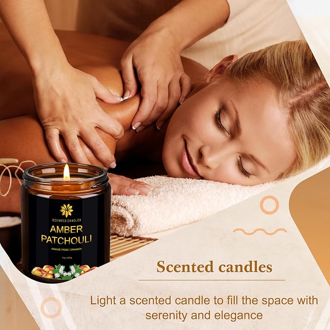 Scented Candles Set for Home, 6 Pack Scented Aromatherapy Candles for Women, 42.3 Oz 300 Hours Burning, Soy Wax Candle Gift Set with Lemon Lavender, Idea for Birthday, Anniversary, Mother's Day