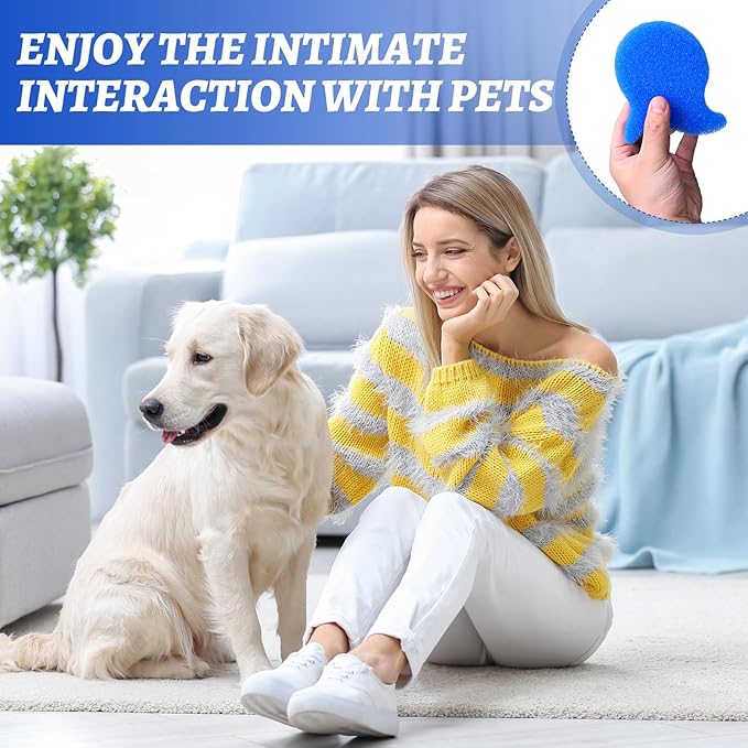 4PCS Pet Hair Remover for Laundry - Reusable Lint Fur Catcher Tool,Effortlessly Removes Dog Cat & Dog Hair from Clothes in Washing Machine Hair Catcher