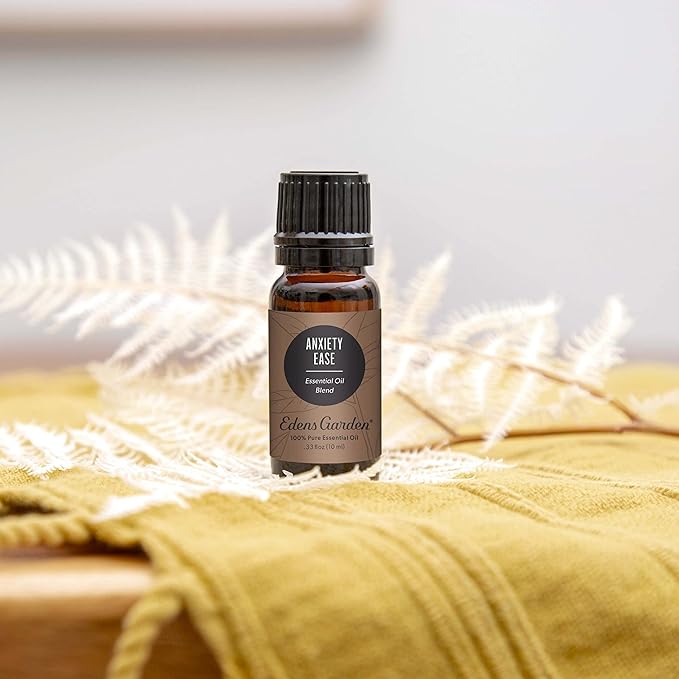 Edens Garden Anxiety Ease Essential Oil Synergy Blend, 100% Pure Therapeutic Grade (Undiluted Natural/Homeopathic Aromatherapy Scented Essential Oil Blends) 10 ml