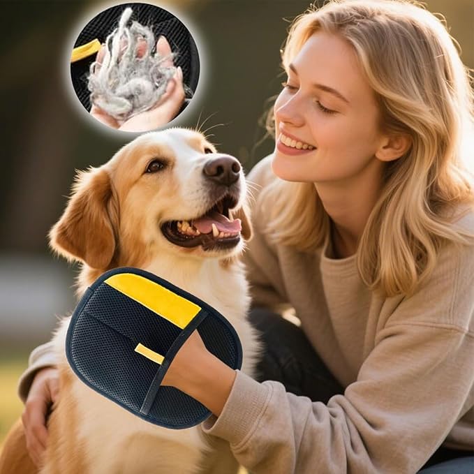 3pcs Electrostatic Pet Hair Removal Gloves: Quick Wiping - Reusable & Washable for Sofa Clothing Pet Beds Effortless Cats & Dogs Hair Remover for Pets