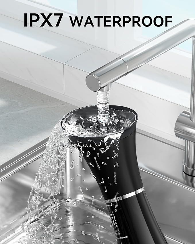 Ear Wax Removal Kit & Ear Cleaner, Easy One-Hand Use with Built-in Tank, IPX7 Waterproof, 4 Modes, FSA/HSA Eligible