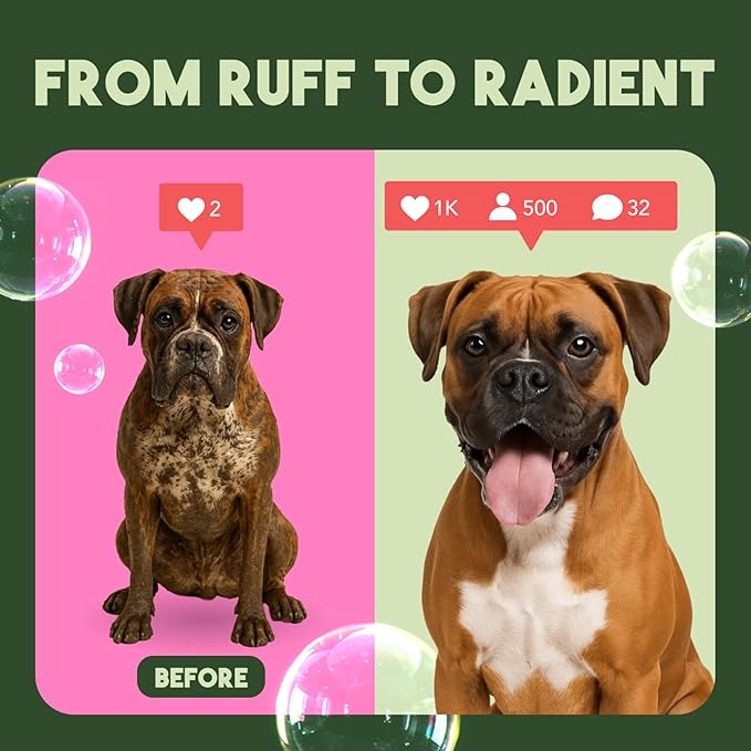 TropiClean Deodorizing Dog Shampoo for Smelly Pets, Professional Dog Shampoo, Long Lasting Odor Control, Puppy Safe, USA Made, Berry Scent, 1 Gal