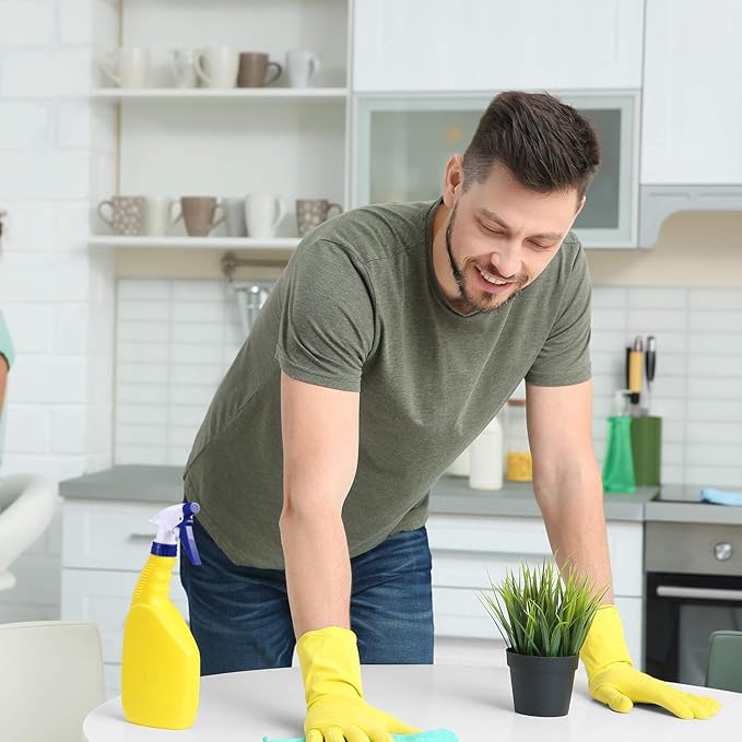 24 Pieces Trigger Sprayer Spray Bottle Top Replacement Bottle Sprayer Nozzle Mist Sprayer Head and 5 Pieces Clear Mini Funnel for Home Office Cleaning Supplies, Fit Standard 28/400 Neck Bottles