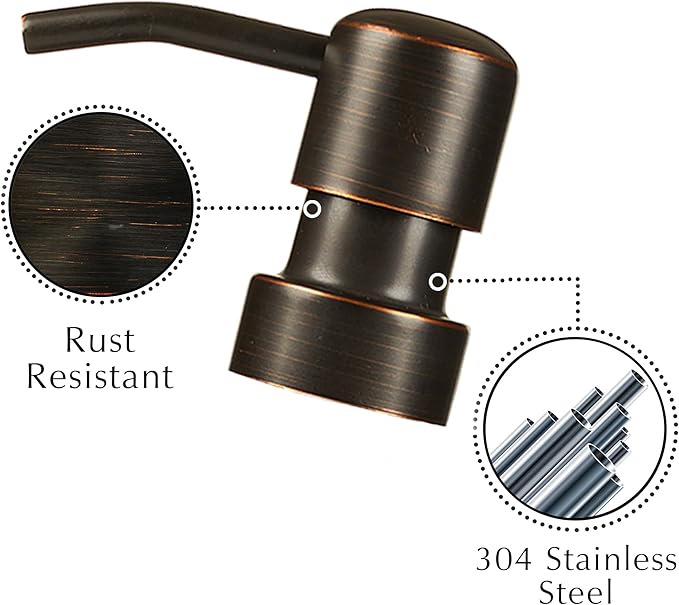 Emerson Soap Dispenser, Dish Soap Dispenser for Kitchen, Bathroom Set - Kitchen Soap Set, Glass Dispenser with Pump and Labels | 16 Oz, 2 Pack