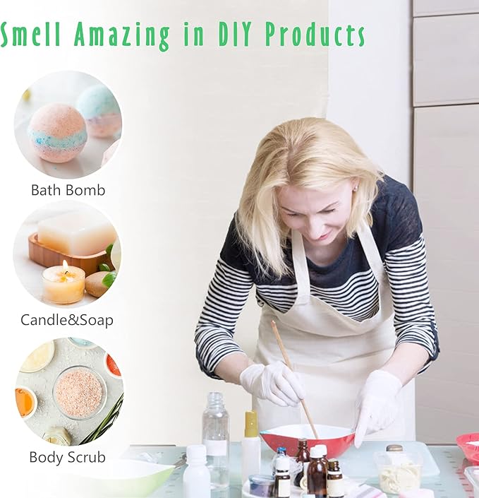 Fragrance Oil, MitFlor Woodland Set of Scented Essential Oils, 10ml x 6, Soap & Candle Making Scents, Essential Oils for Diffusers for Home, Pine Forest, Cedarwood, Oakmoss Amber & More