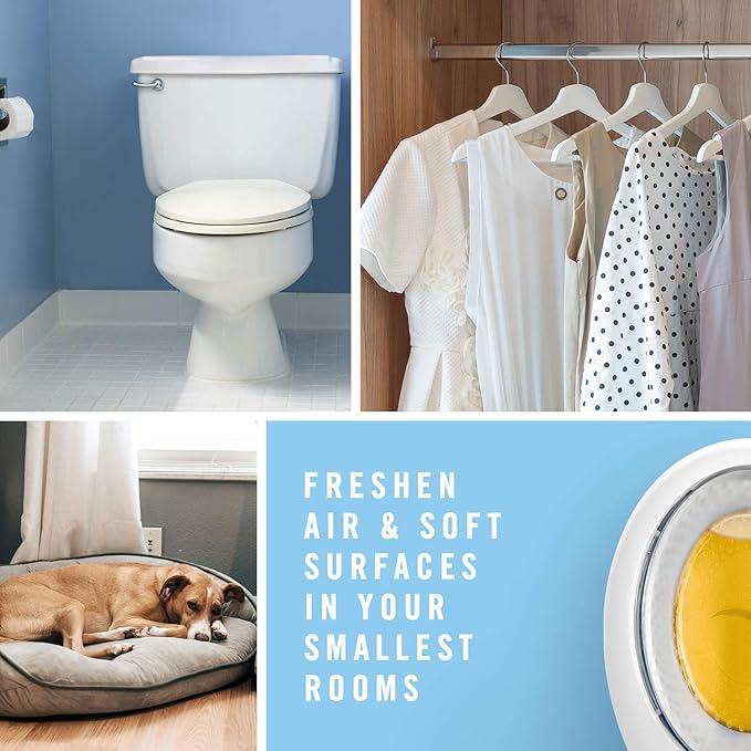 Febreze Small Spaces Air Freshener, Wild Berries, Odor Eliminator for Strong Odors (Pack of 6)