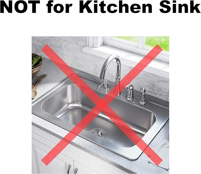 Bathtub Drain Cover, Bathtub Strainer, Drain Hair Catcher for Bathtub Laundry Utility Sink, Fit Hole Size 1.5" and Depth More Than 1.1" (3-Pack)