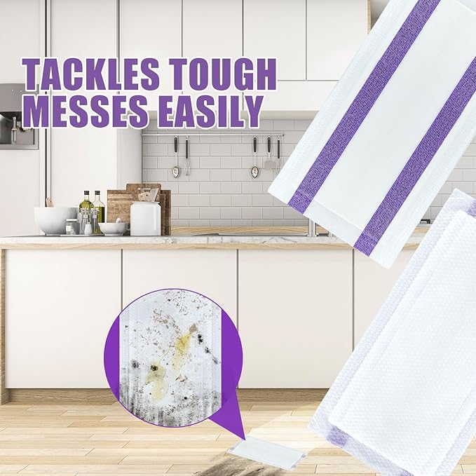 40 Count for Wet Pads Refill & for Wet Jet Refill, Disposable Wet Jet Refills for Wet Jet, All-Floor Cleaning Pads Safe for Hardwood