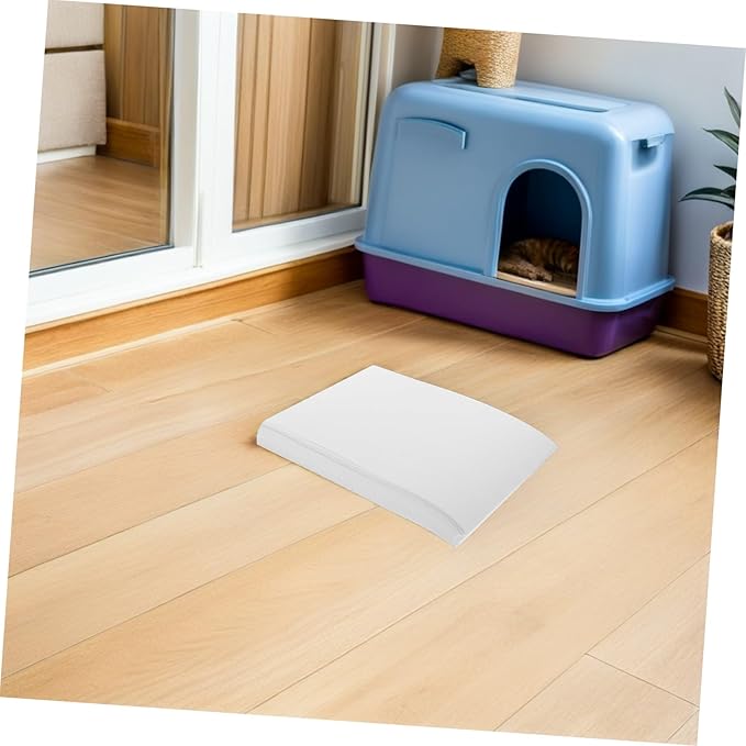 100 Sheets Disposable Bird Cage Liners for Animals Absorbent Non-Woven Parrot Cage Bottom Paper and Stackable Liners for Parakeet Macaw Finch Easy Replacement Saving Cleanup