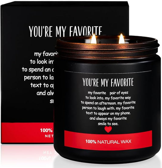 M&SENSE Tobacco Moss Scented Candle 11.6oz - Funny Gifts for Dad, Husband, Boyfriend | Unique Valentines Day Present, Masculine Home Decor, Relaxing Aromatherapy