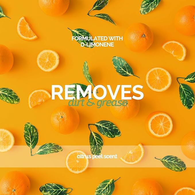 Bark2Basics Citrus Plus Dog Shampoo 16 oz - d-Limonene, Natural, Cuts Through Dirt and Grease, Professional Grade, Compliments Flea and Tick Regimen