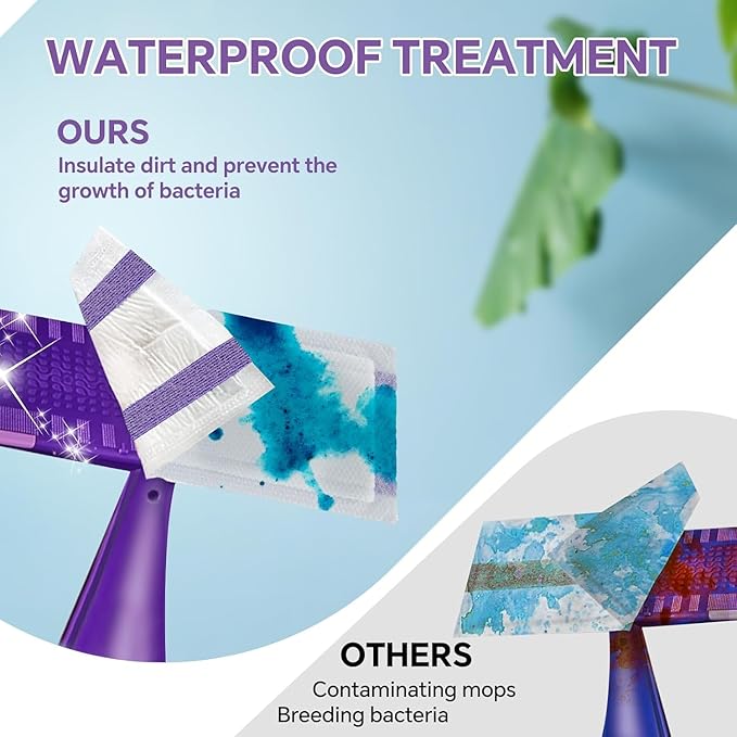 16 Pack Disposable Mop Pad Refills for Swiffer Wet Jet Spray Mop，Heavy Duty WetJet Mopping Pad，Multi Surface Pad Refills for Floor Cleaning