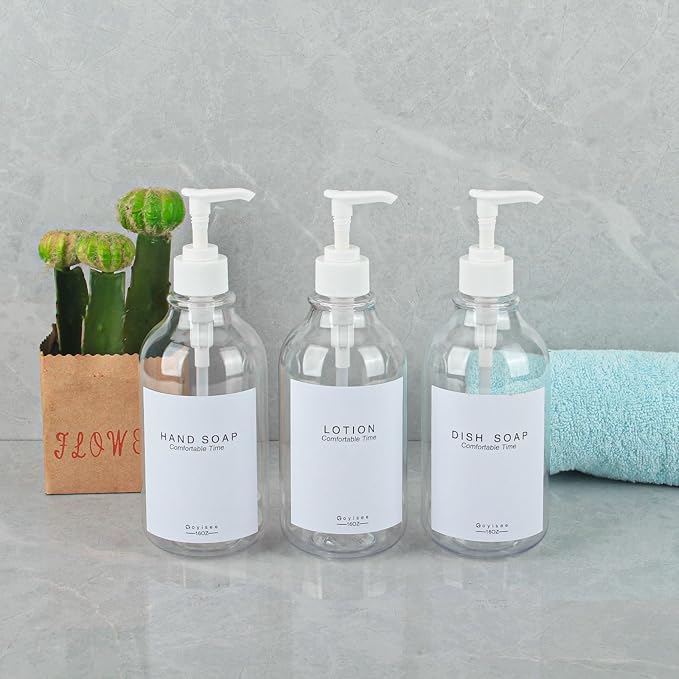 Shampoo and Conditioner Dispenser for Shower Wall,Shower Soap Dispenser 3 Chamber No Drill,Refillable for Shampoo Lotion Oil Shower Soap Hand Soap and Dish Soap…